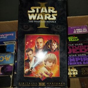 Star wars phantom menace VHS